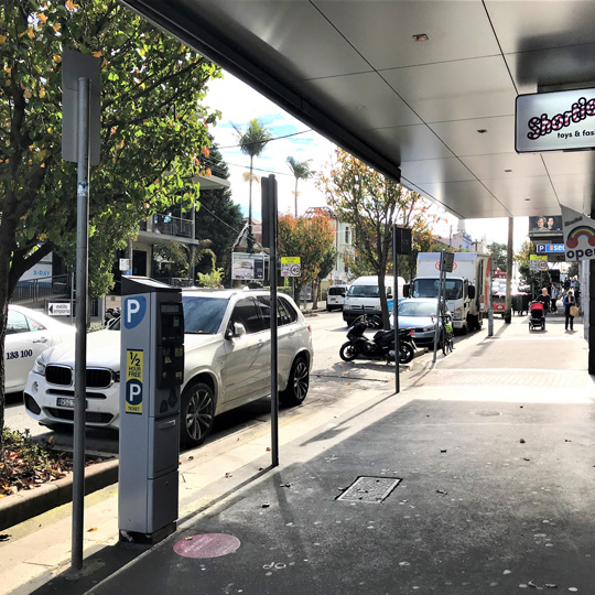 Improving main street parking